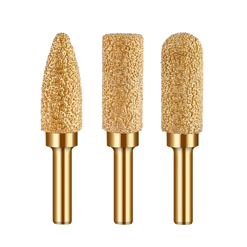 Diamond sand brazing grinding head, cast iron special stone grinding tool, hard alloy electric drill inner grinding head