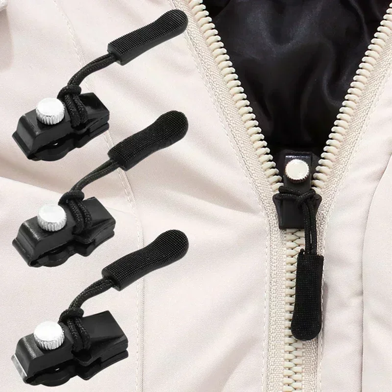 

Durable Universal Zipper Quick Repair Slider - Easy To Install Seamless Replacement Zipper Head for Jackets, Luggage and More