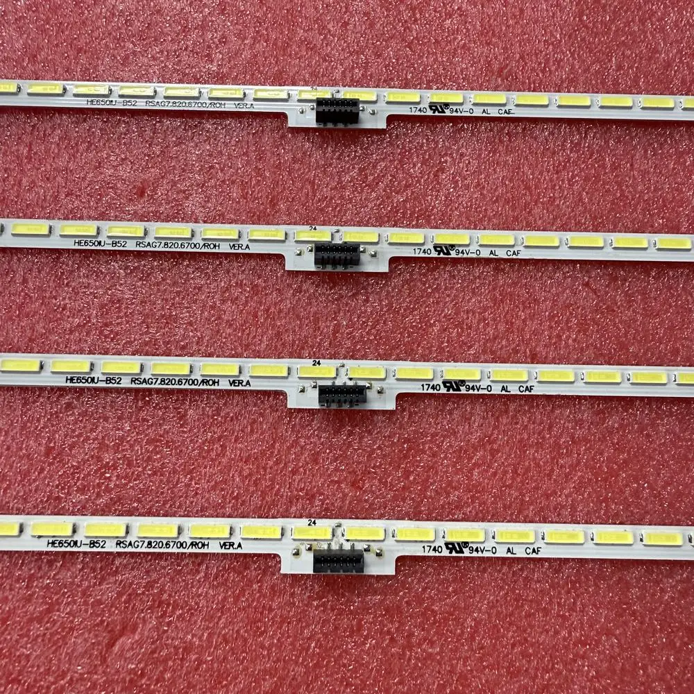 

4pcs/set LED Backlight strip For 48LED HT65M7000UWTG RSAG7.820.6700/R0H GT-1155359-A SSY-1155359-A