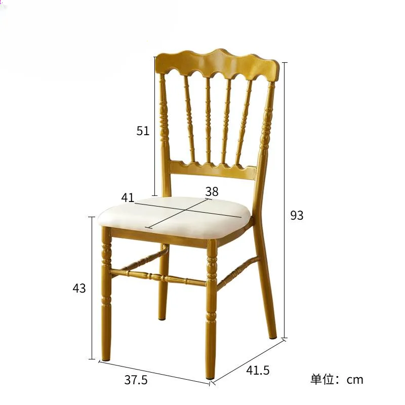 Comfortable Nordic Hotel Chairs Romantic Modern Elegant Ceremony Marriage Wedding Chair Trone Mariage Furniture 10 Pieces