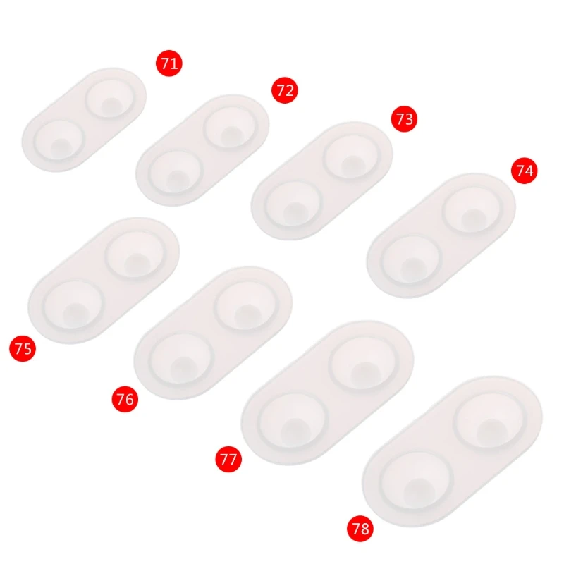 Handmade for Doll Eyes Mold 8 Sizes Resin Pendant Silicone Mold Craft Mold Epoxy Casting Mould for Jewelry