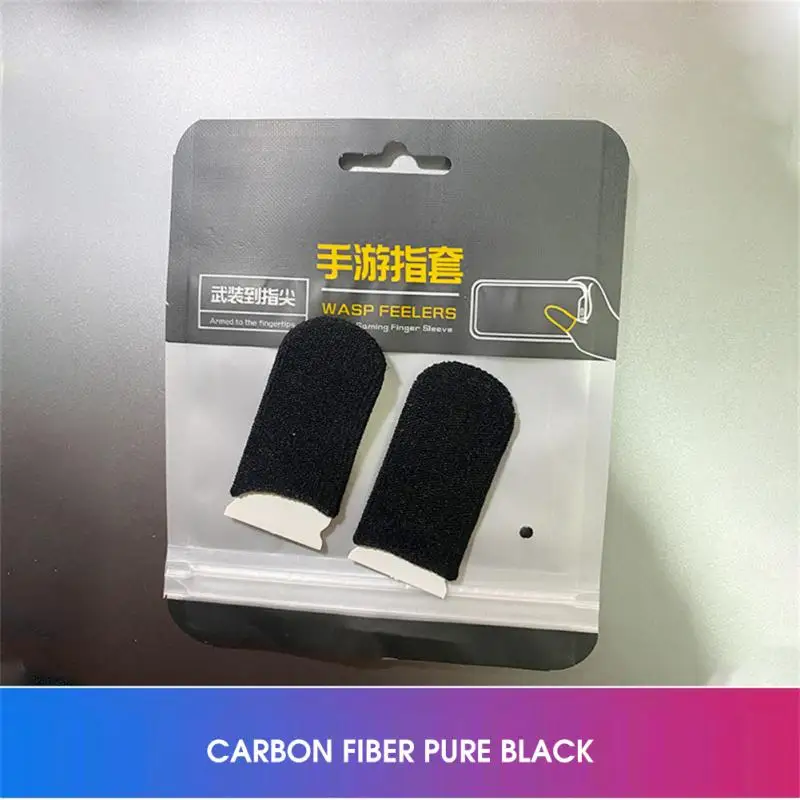 Paire de manchons de doigts de jeu PUBG, respirants, anti-transpiration, couverture du bout des doigts, gants de pouce, jeu mobile