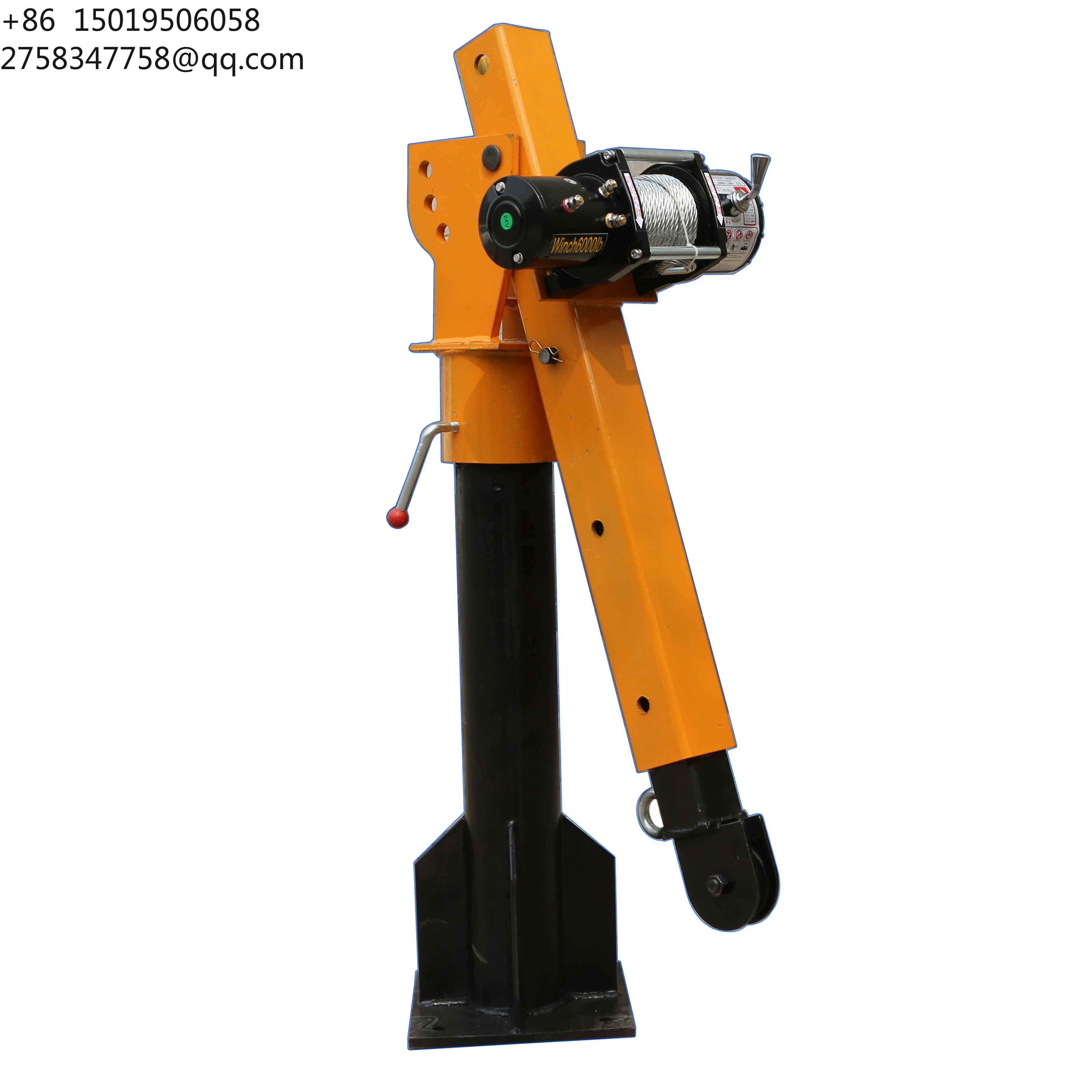 Easy Use New Heavy 1000kg 12000lbs Steel Wire Rope Lever Car Crane Lifting Machine