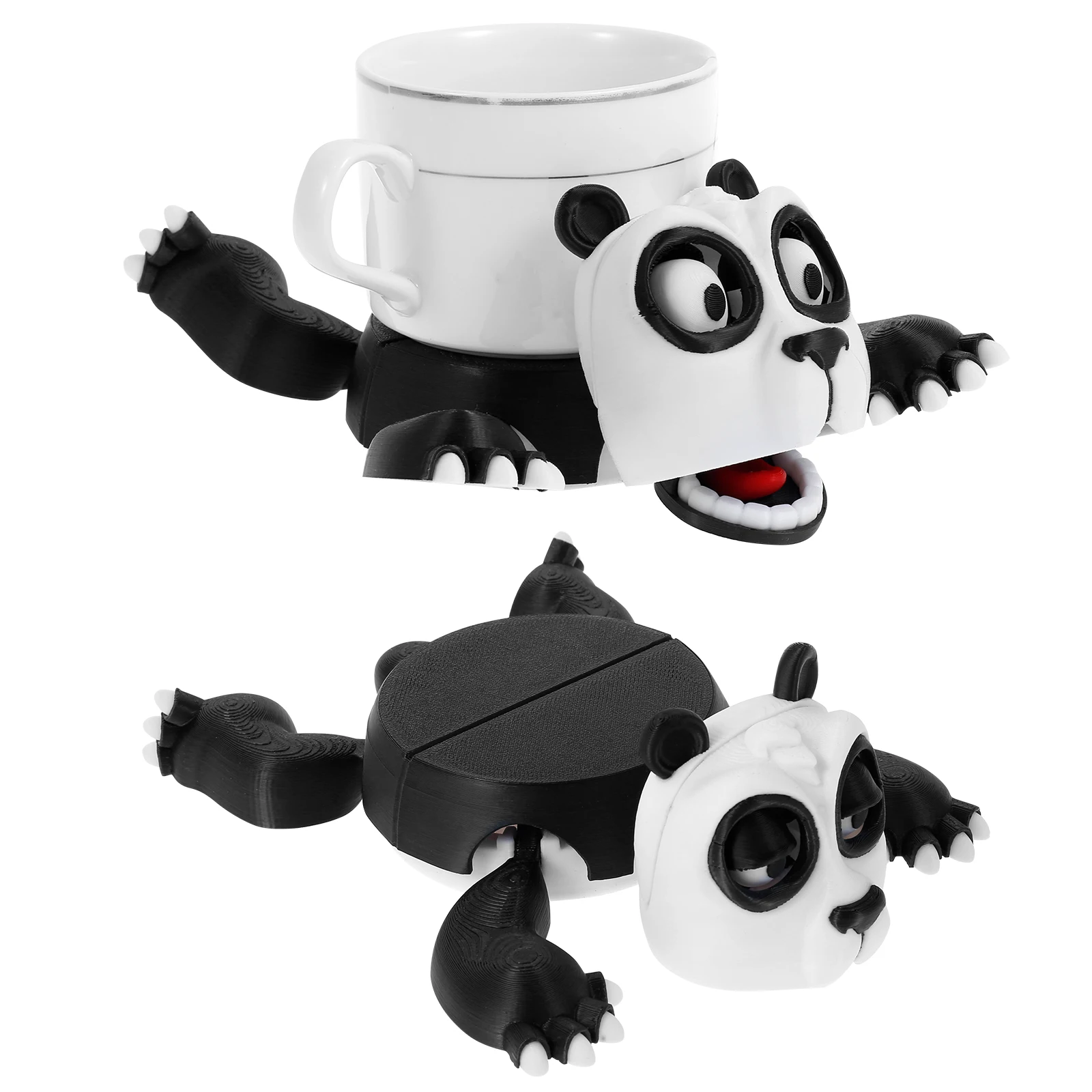 

2Pcs Creative Coaster PLA Panda Cup Pad Tea Coffee Mug Drinks Holder Tableware Decorative 3d Printed Ornament Home Decoration
