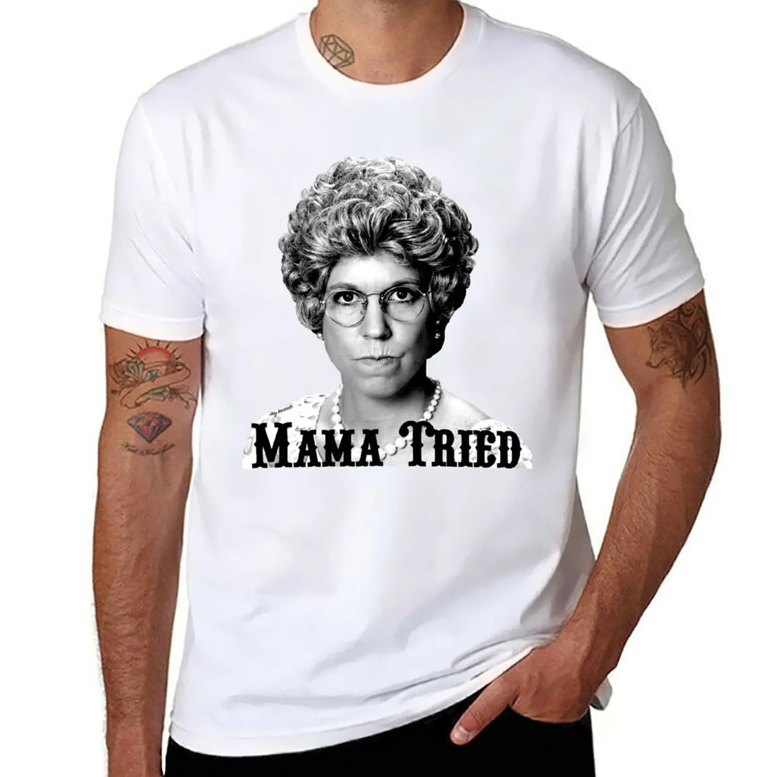 New Mama Tried *NEW AND IMPROVED T-Shirt T-shirt for a boy T-shirt short oversized t shirt mens funny t shirts