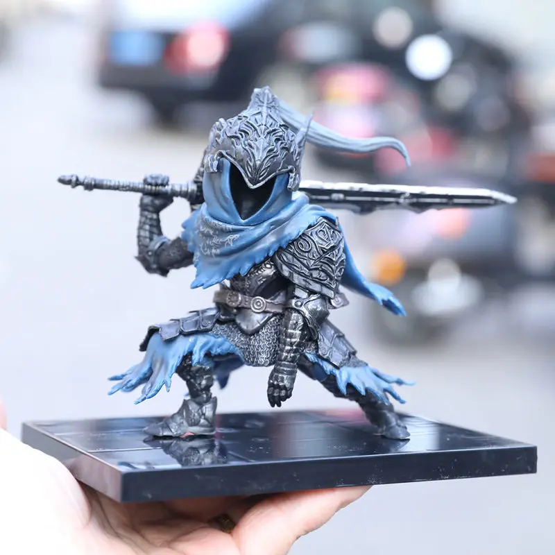 Figura de 15 cm del jefe del juego Dark Souls, figura de caballero Artorias Chibi, figura de Abyss Walker, versión Q, estatua, modelo, adorno, juguete, decoración para caja de PC, regalo.