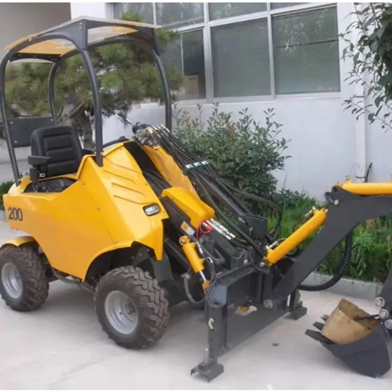 Versatile HY200 Skid Steer Loader with Easy Operation