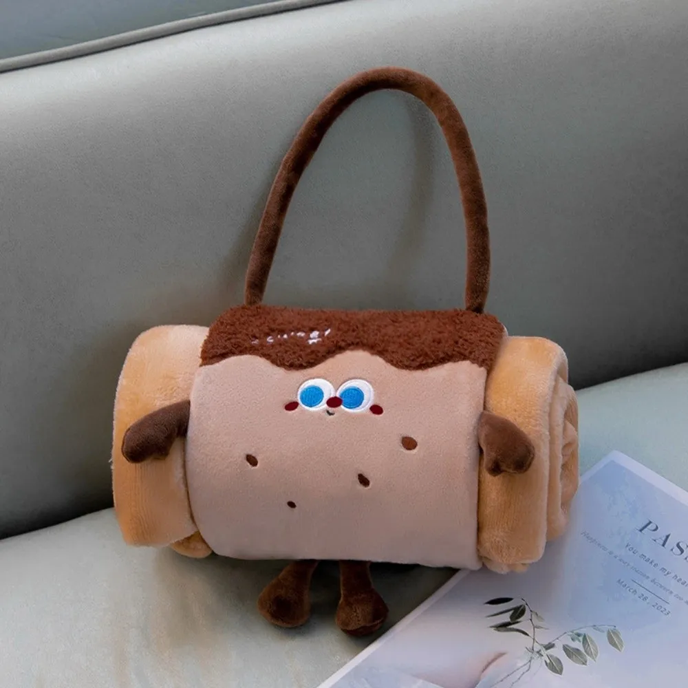 Creative Soft Cartoon Doll Blanket Comfortable Warm Office Blanket Dual-use Lightweight Lunch Break Blanket Travel Car Nap