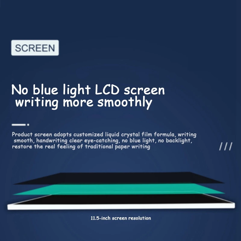 11.5 Inch Colorful Ultrathin Full Screen LCD Writing Tablet Built-In Magnets Innovative Drawing Pad Memo Board