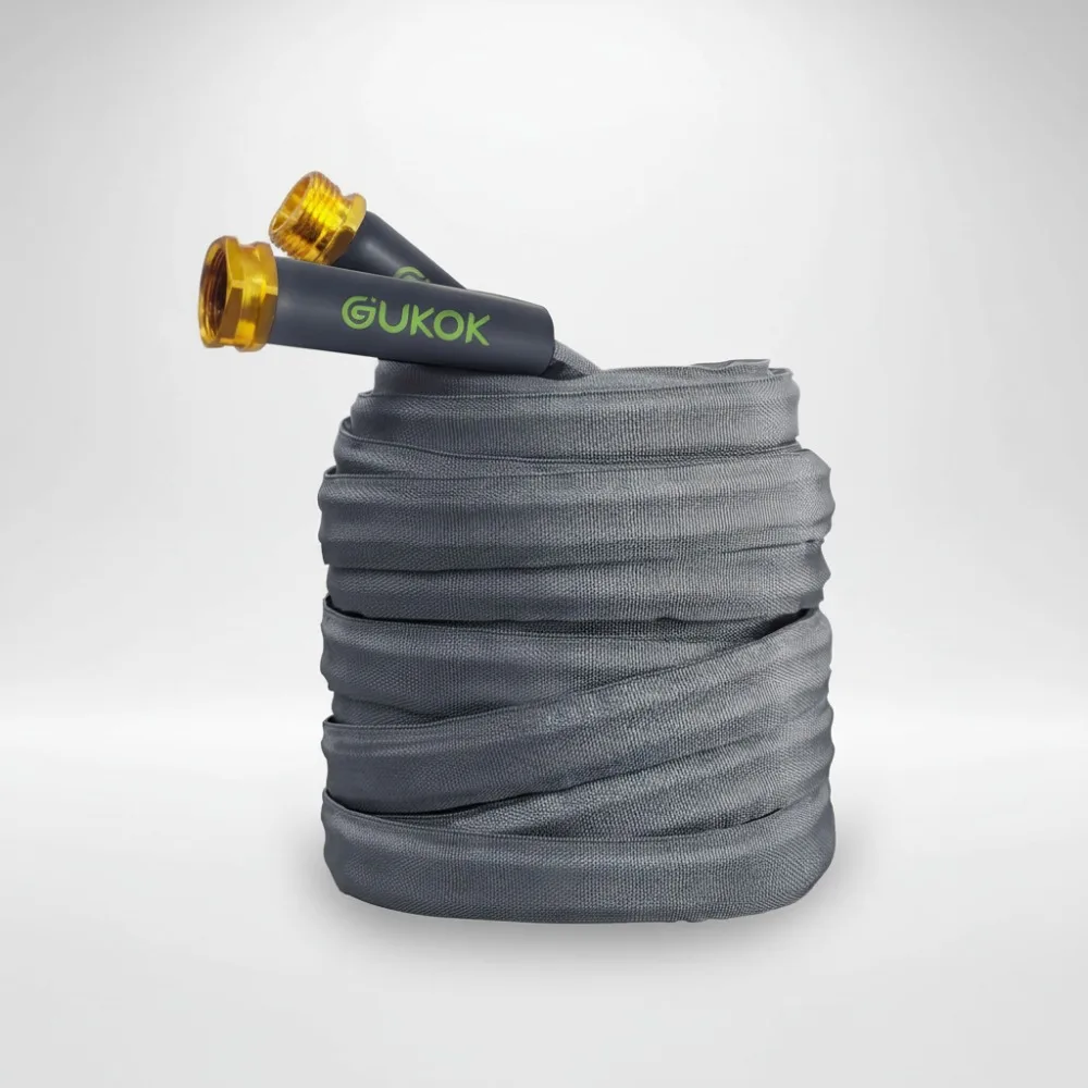 

100FT Lightweight Flexible Garden Hose - Kink-Free, High-Pressure, All-Weather Watering for Lawns & Gardens