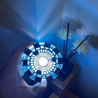 Hot Sale Iron Man Mk1 Mk2 Arc Reactor Tony Stark Heart Of Mark Avenger Figure Led Light Superhero 1:1 Chest Lamp Christmas Gifts