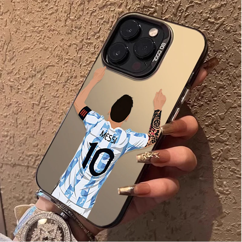 Football C-CR7 M-messi Case for Xiaomi POCO X6 X5 X3 NFC F3 F4 GT F5 F6 M6 Pro 4G M5S C65 Mi 13T 12T 14 13 12 11 Lite 5G NE Etui