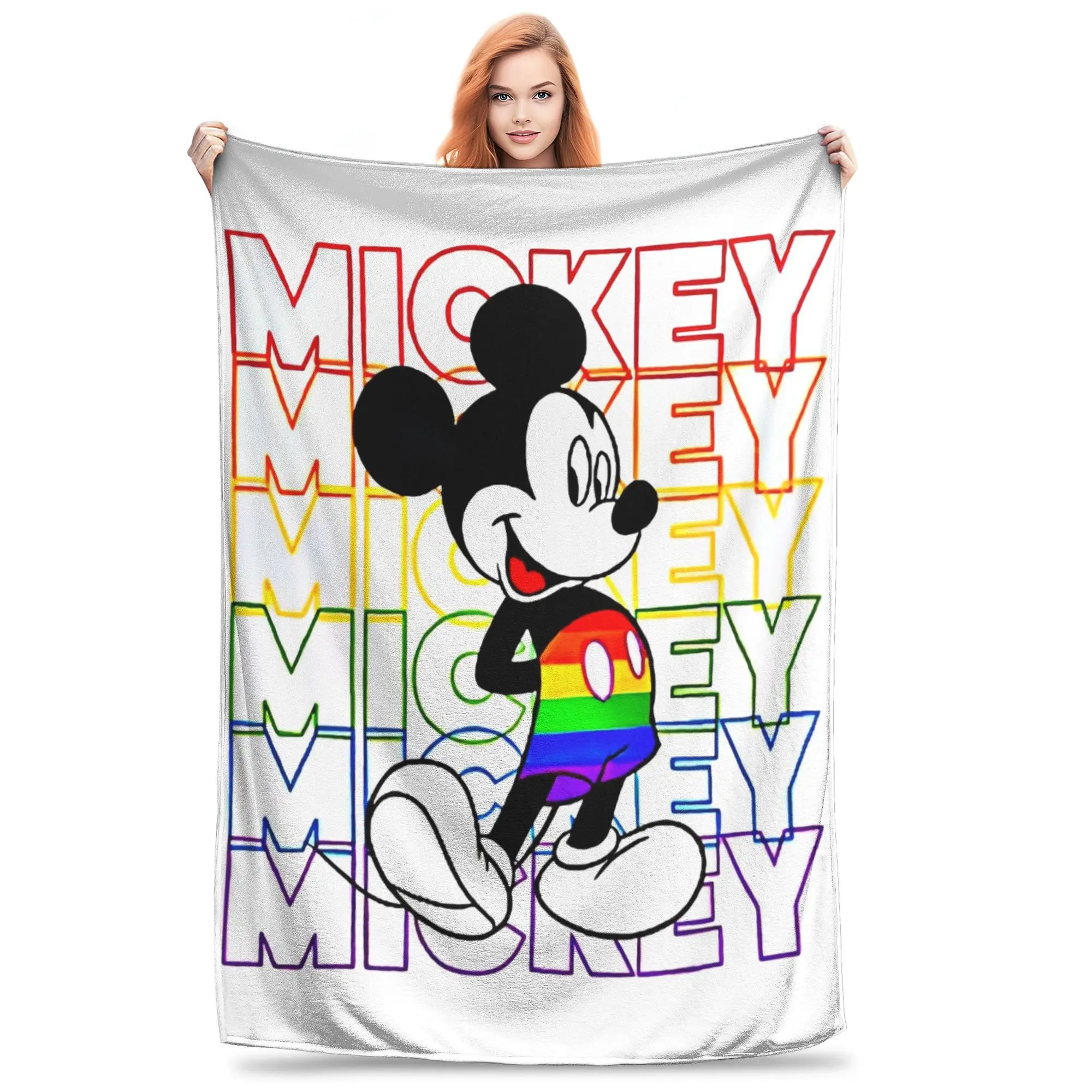 New Arrival disney mickey mouse Blanket Soft Flannel  Relax Throw Blanket Machine Washable