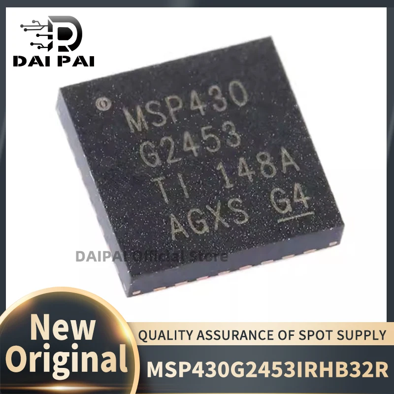 (5piece) 100% New MSP430G2453IRHB32R  MSP430G2453 QFN32 Chipset