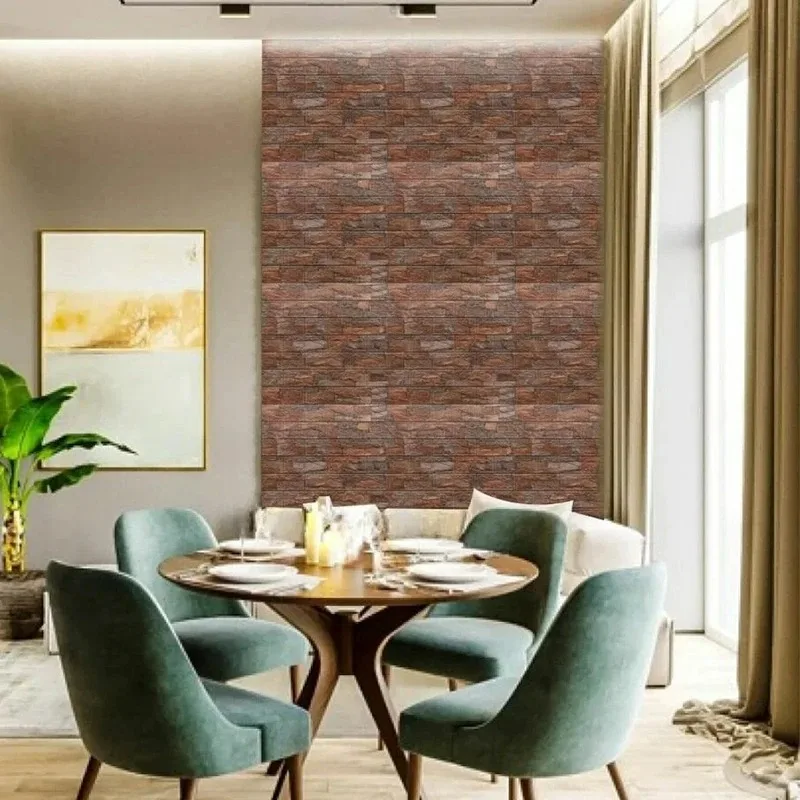 DIY محكم خلفية ذاتية اللصق ملصقات جدار مقاومة للماء لغرفة المعيشة غرفة نوم المطبخ الحمام ديكور المنزل الأساسية #5