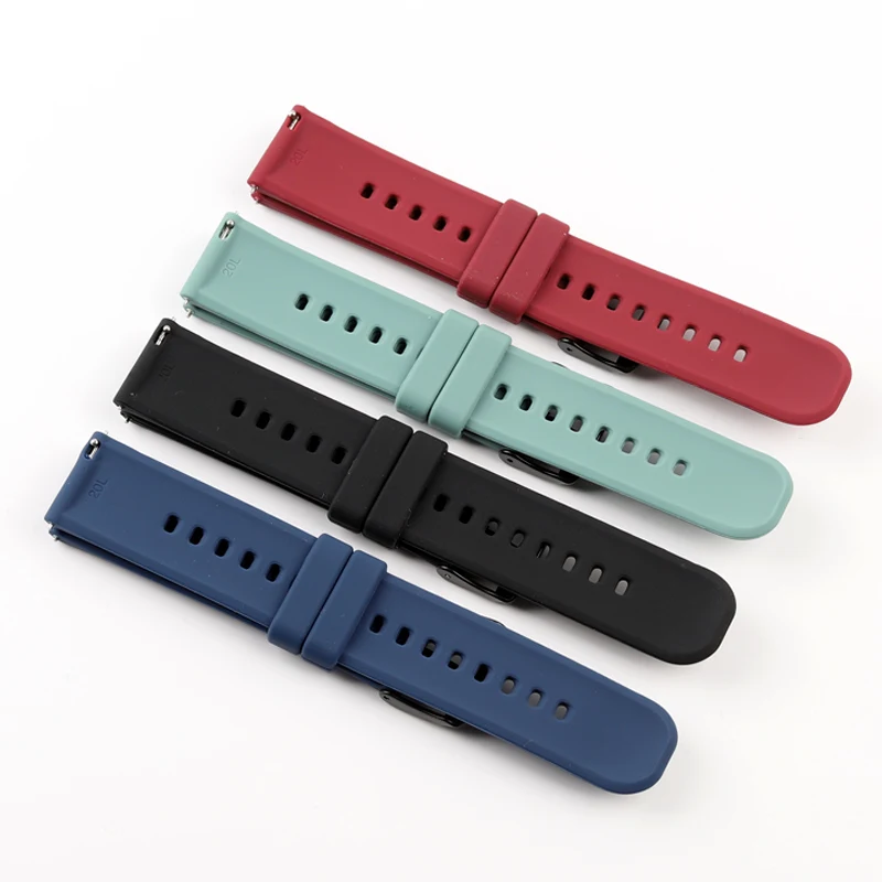 20mm 22mm men's and women's colored silicone watch strap TIMEX Expedition T49963 T49905 sports watch band