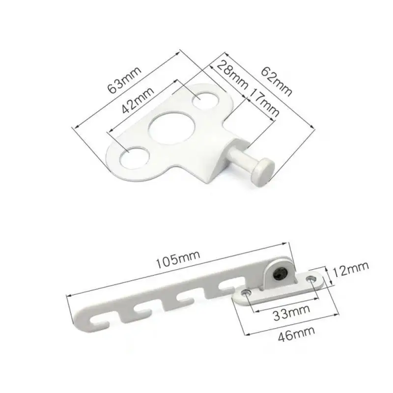 Safety Wind Brace Bracket Lock Plastic Opening Door And Window Limit Hook Kids Protection Window Ventilation Limiter Retainer