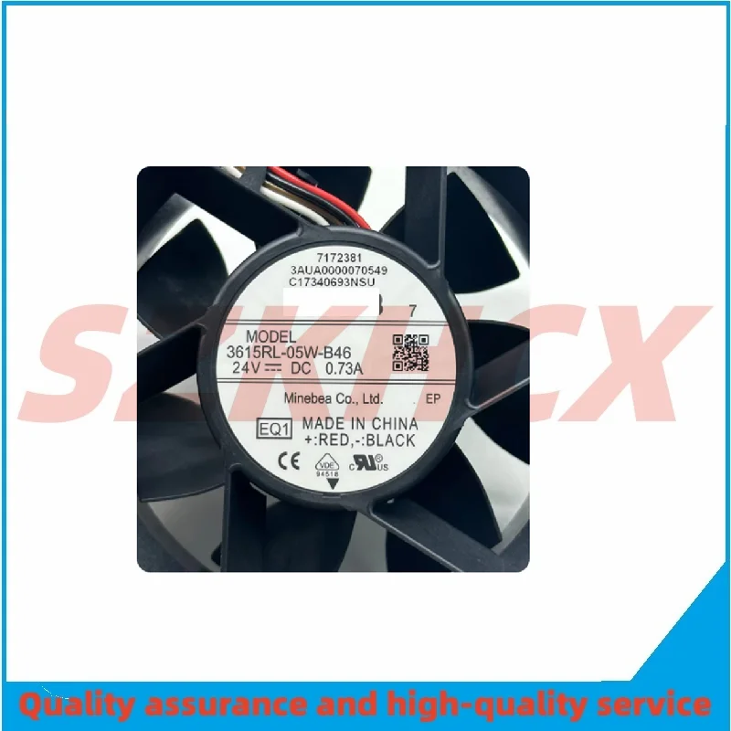 1PCS/LOT NMB-MAT 3615RL-05W-B46 EQ1 EQ2 DC 24V 0.73A 92x92x38mm 4-wire Server Cooling Fan