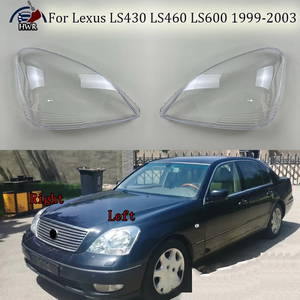 

Headlamp Cover Lens Transparent Lampshade Headlight Shell Plexiglass For Lexus LS430 LS460 LS600 1999 2000 2001 2002 2003