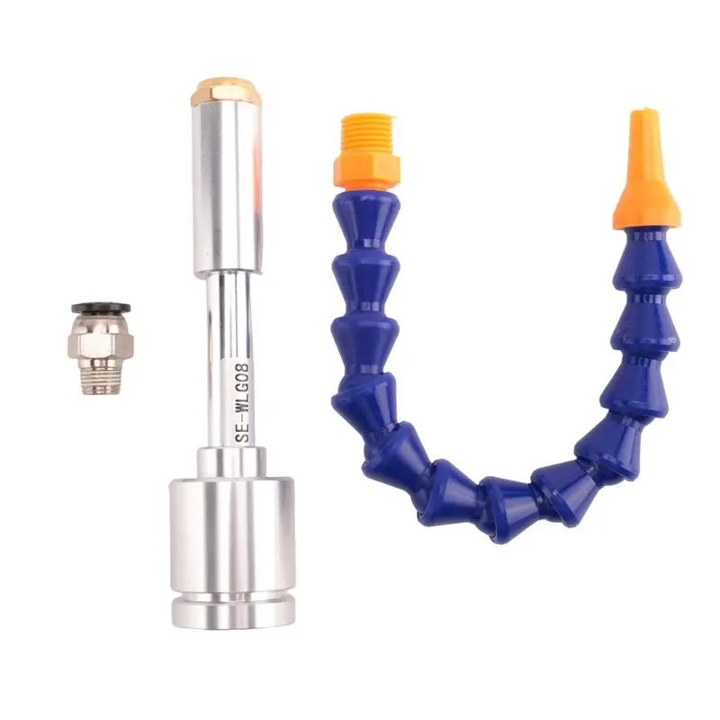 1 Apr.Small Vortex Tube Cooler SE-WLG08 Vortex Tube + Joint Universal Tube Mini Vortex Cold Air