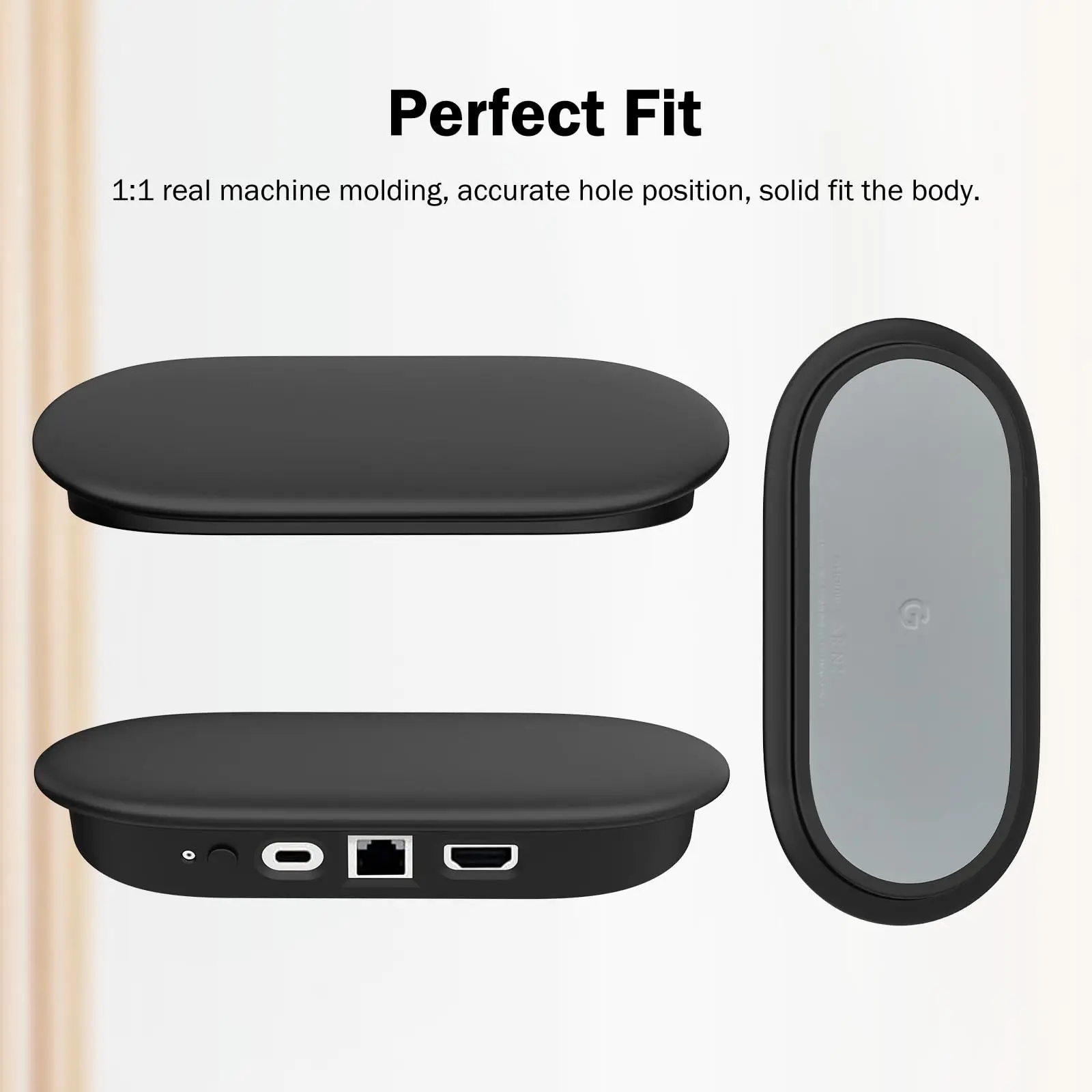 Silicone Protective Case for Google TV Streamer 4K 2024 Washable Dustproof Host Protection Cover Luminous Version view 2