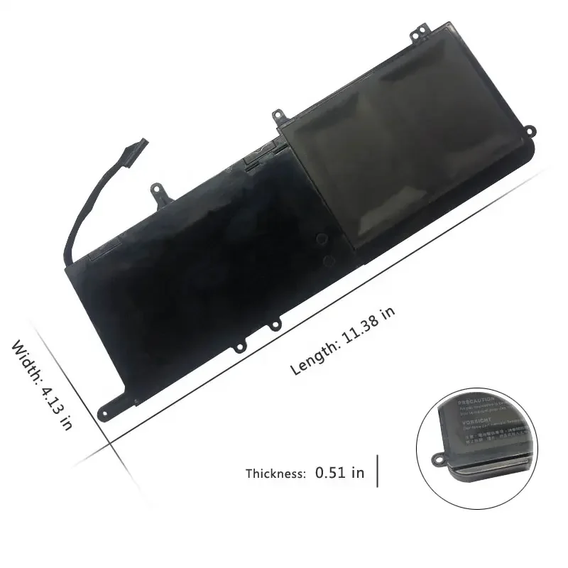 Imagem -02 - Substituição Bateria do Portátil 9njm1 para D-ell A-lienware 15 r3 17 r4 0546ff 44t2r Mg2yh Hf250 9njm1