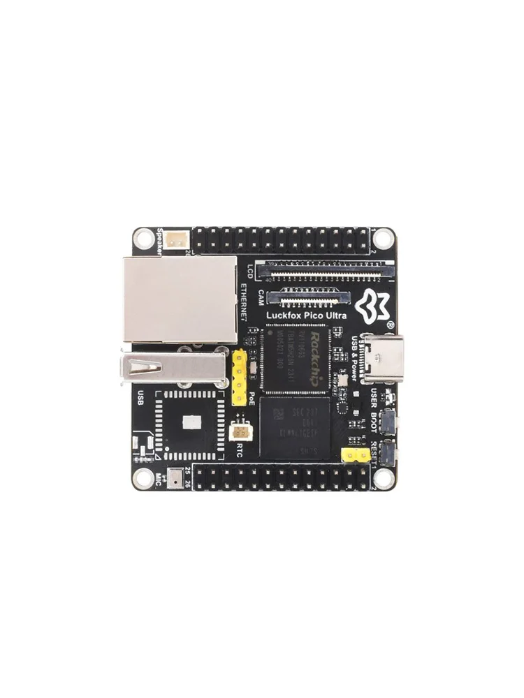 Luckfox Pico Ultra Luckfox RV1106 Mini 1TOPS Computing Linux Development Board 8G eMMC met schermpakket 720x720 4inch display