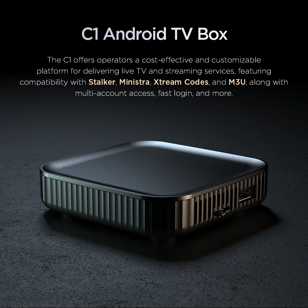 الأصلي Tanix C1 صندوق التلفزيون الذكي Allwinner H313 رباعية النوى 2.4G 5G WIFI6 CooTV مشغل الوسائط 4K HDR Android10 HDR فك التشفير