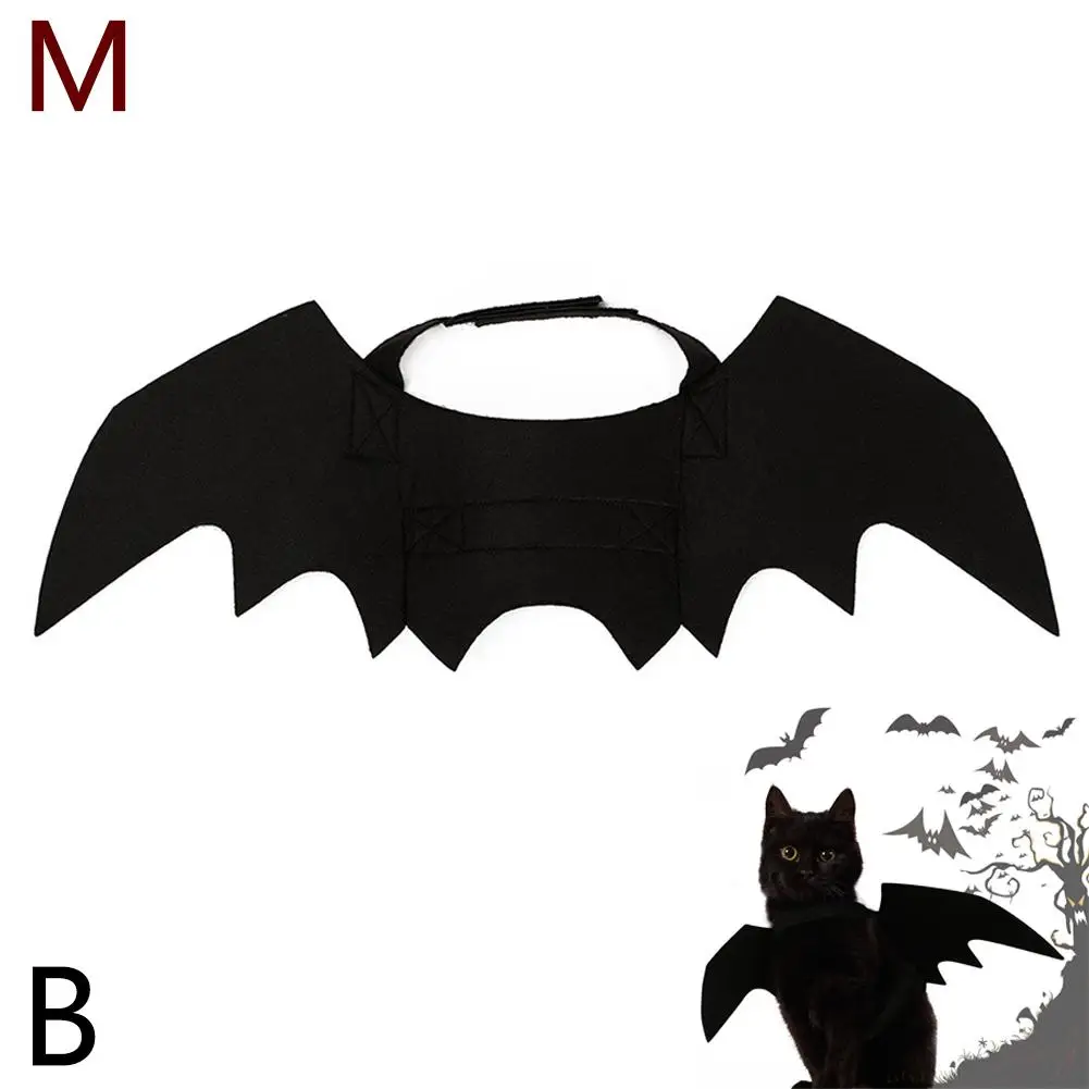 Vestiti di moda Ali di pipistrello Costume da cane divertente Animale domestico artificiale Ala di Natale Prodotti di Halloween Prop Cosplay Costu U1f3