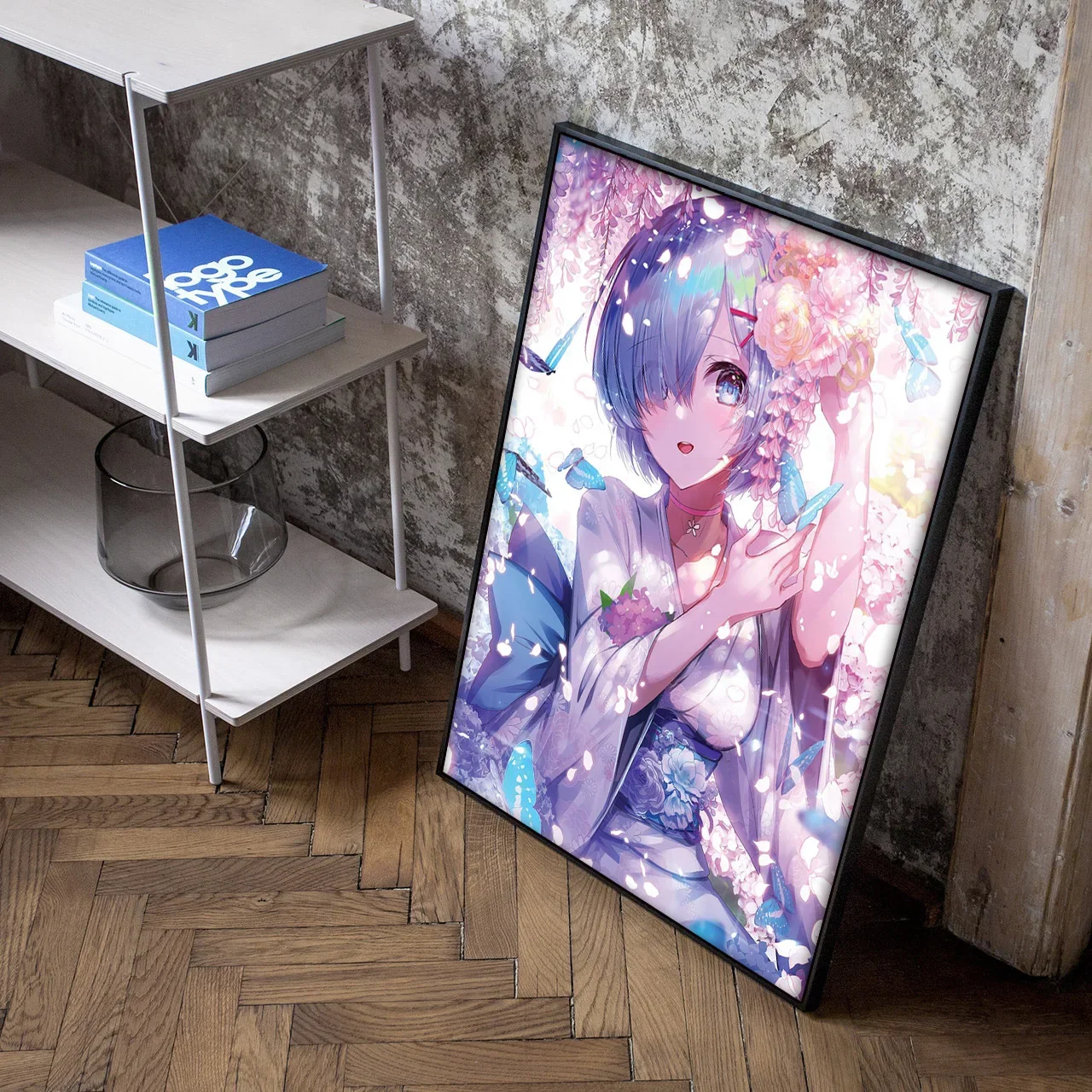 Rem Rezero Cartoon Anime Comic Characters Modern Art Home Wall Decor Pictures For Living Room Canvas Painting Print Posters Gift