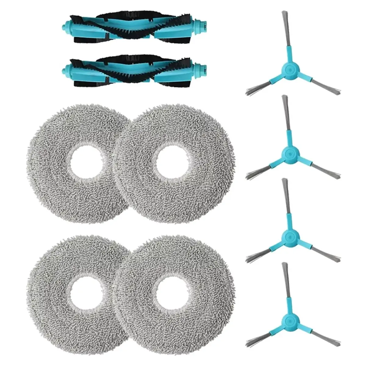 N98RBG Mop Cloth Mian Side Brushes Kit for for 20090 ProAI Accessories Side Bag Girls Hand Vacuum Cleaners