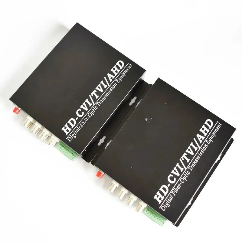 

Fiber Optical Video Converter with Reverse, Single Mode, RS485 Data, 1080P HD, AHD, CVI, TVI, 8 Channel, 20km
