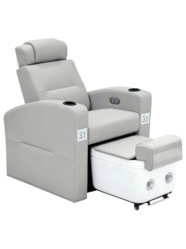 Nail Sofa, Beauty Salon Special Foot Bath Chair, Foot Wash, Foot Beauty Lying Chair, Embroidered Massage Sofa