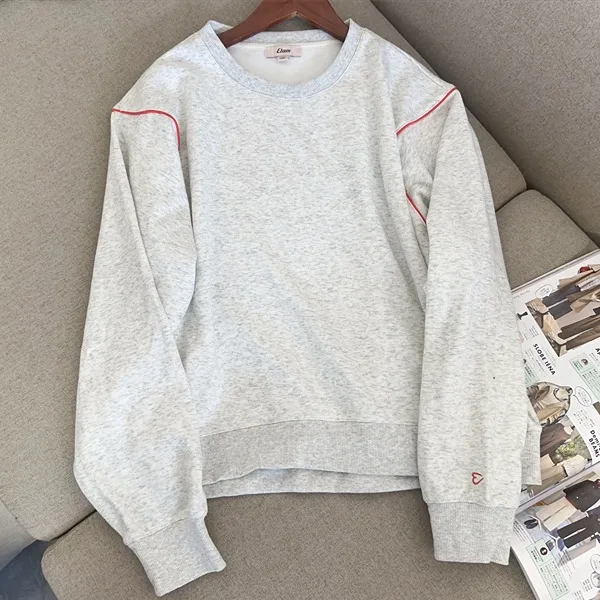 

Весна 2026: Женский комфортный свитшот с круглым вырезом, повседневный, универсальный, тонкий, с длинными рукавами, из полиэфирного волокна