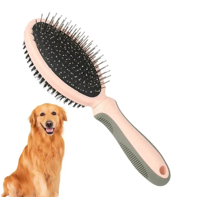 Cat Comb For Shedding Pet Cat Dog Hair Lint Knotted Hair Remover Non-Slip Pet Comb Brush With Comfortable Grip For Bedsheets