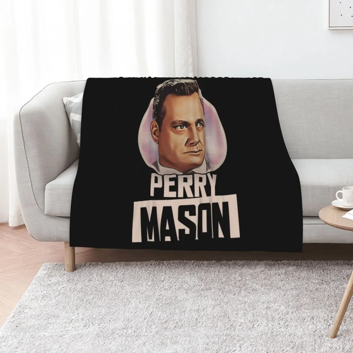Perry Mason Throw Blanket Soft Cozy Blanket for Pet Kids Adults