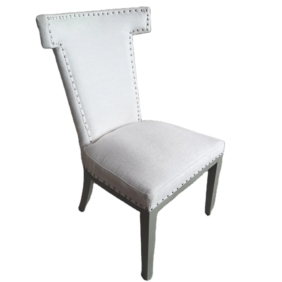 #Restaurant Furniture Antique Velvet High Wing Back Leisure Dining Chair Light Luxury Designer Simple Dining Chair