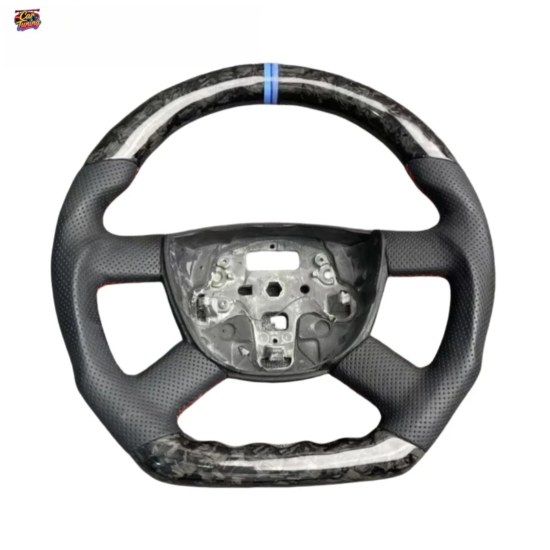 For Ford Focus V348 Sport Flat Bottomed Carbon Fiber Upgrade and Forging Process Modification Steering Wheel
