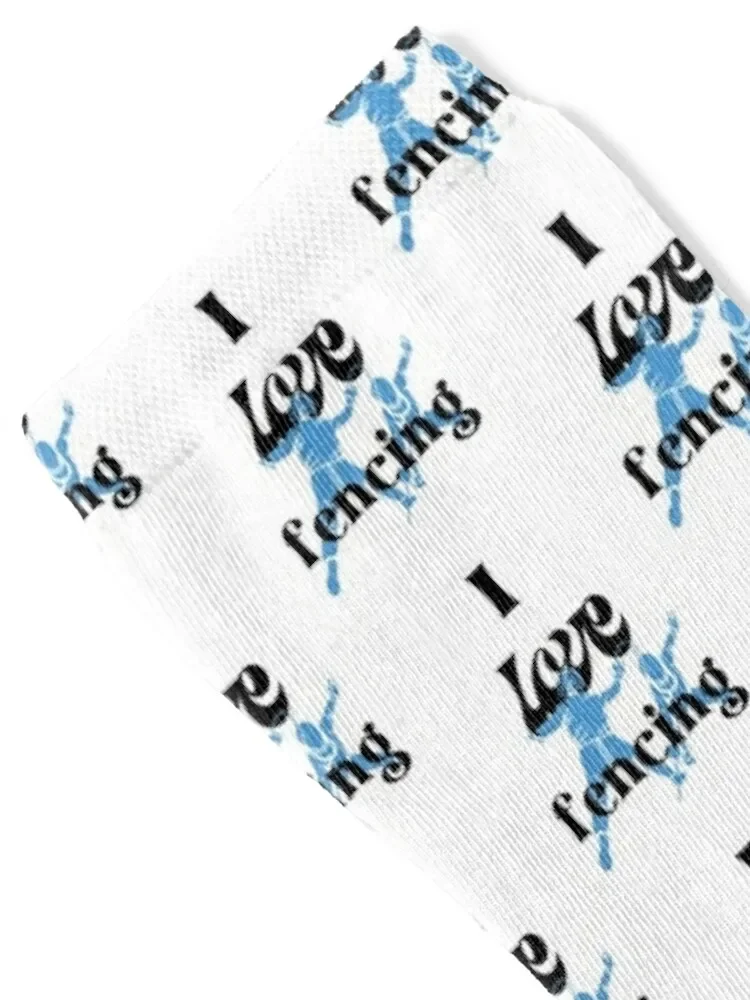 I Love Fencing Souvenir Socks funny gifts sheer luxury christmass gift Socks Men's Women's