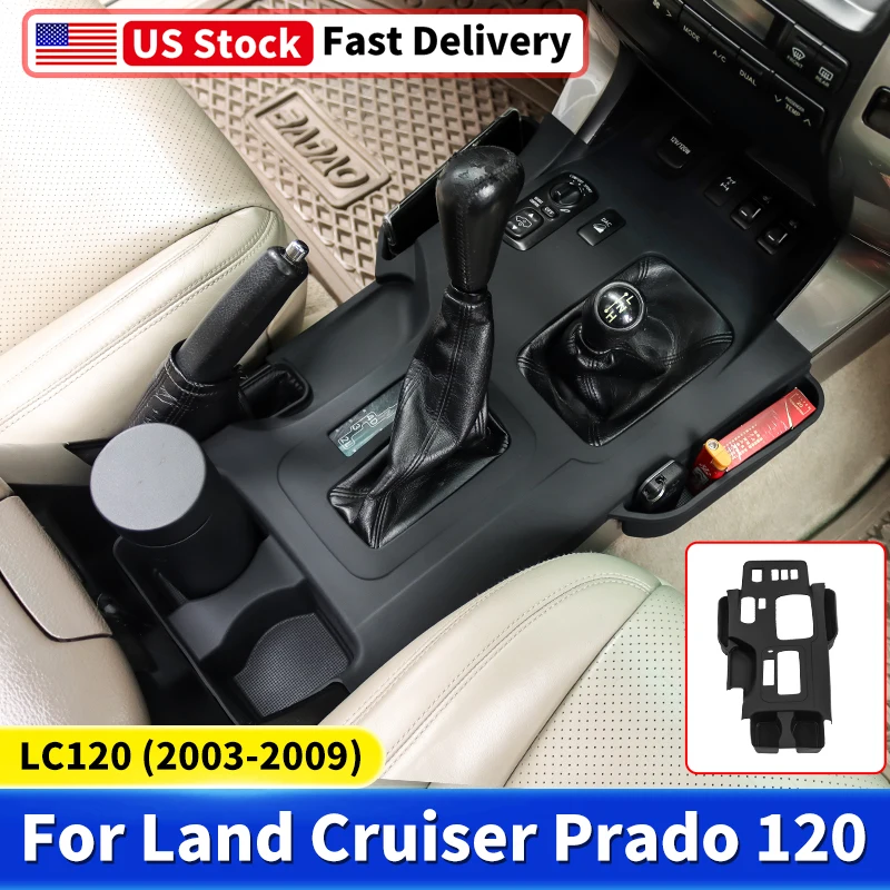 For 2003-2009 Toyota Land Cruiser Prado LC120 J120 Center Console Silicone Protective Mat Anti Scratch Interior Accessories