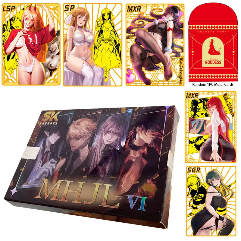 The Card of God Anime Figures Collection Cards Booster Box Stamping Rare Flash Game Card Birthday Gift for Child Toy Hobby