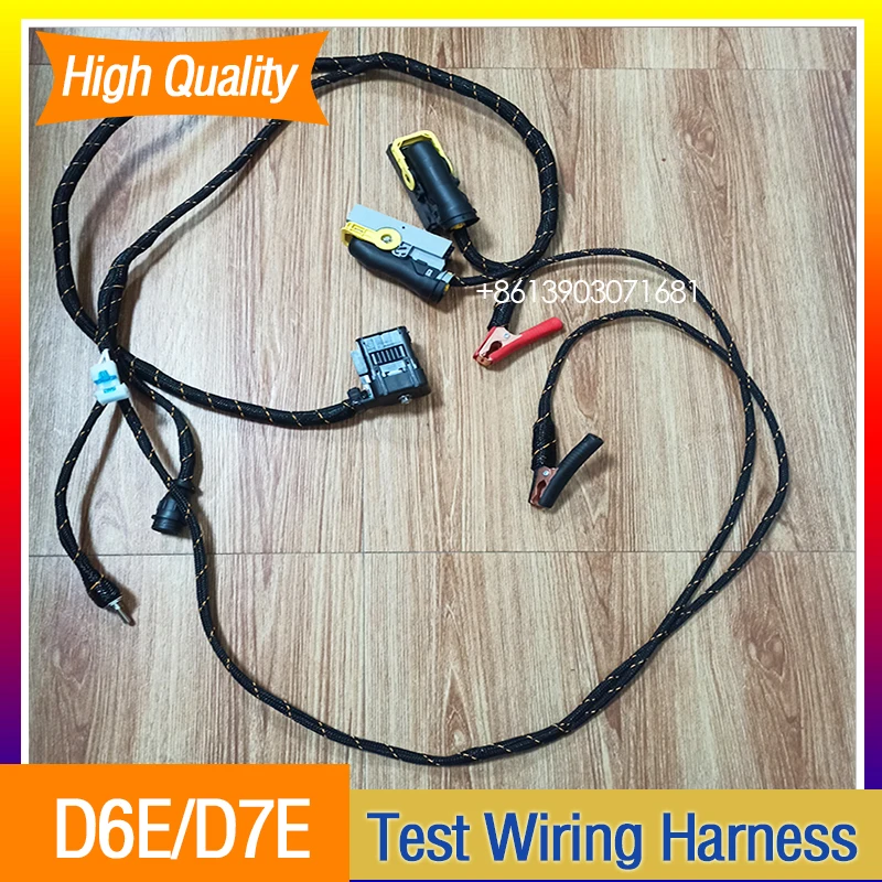 Diagnosis Wiring Harness D6E D7E Engine Start Testing Cable for Vol-vo Excavator Engine