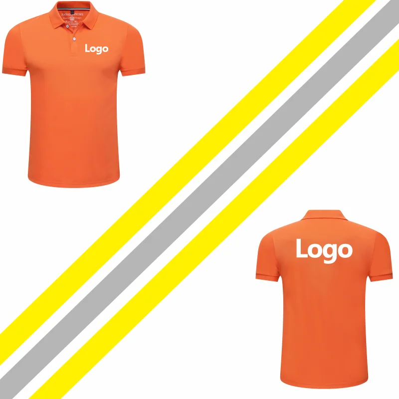 Elike Summer Men And Women Cheap Polo Shirts Custom Logo Embroidery Print Polyester Clothing Personal Group Company Design Tops