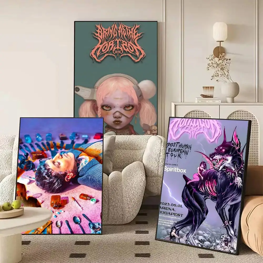 Rock Band B-Bring M-Me The H-Horizon  Poster Art With Prints Home bedroom living room decoration gift