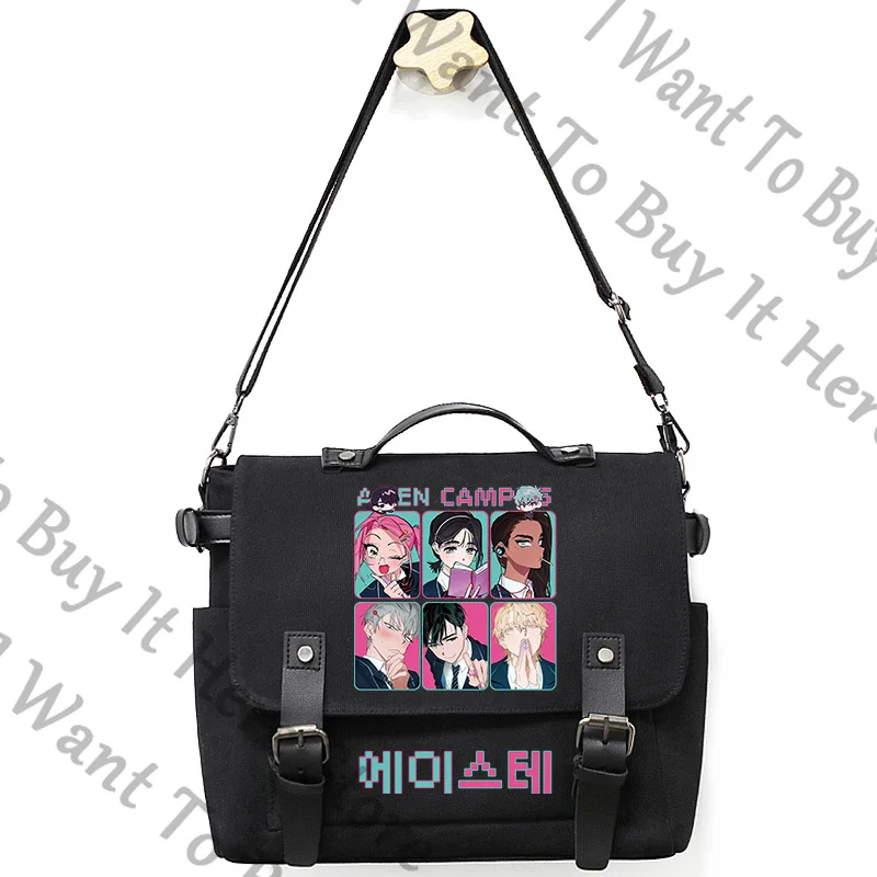 

Anime Alien Stage Luka Hyuna Ivan Till Mizi Sua Cosplay Cartoon Crossbody Sling Bags Ornament Canvas Bag Mascot Accessory Gift