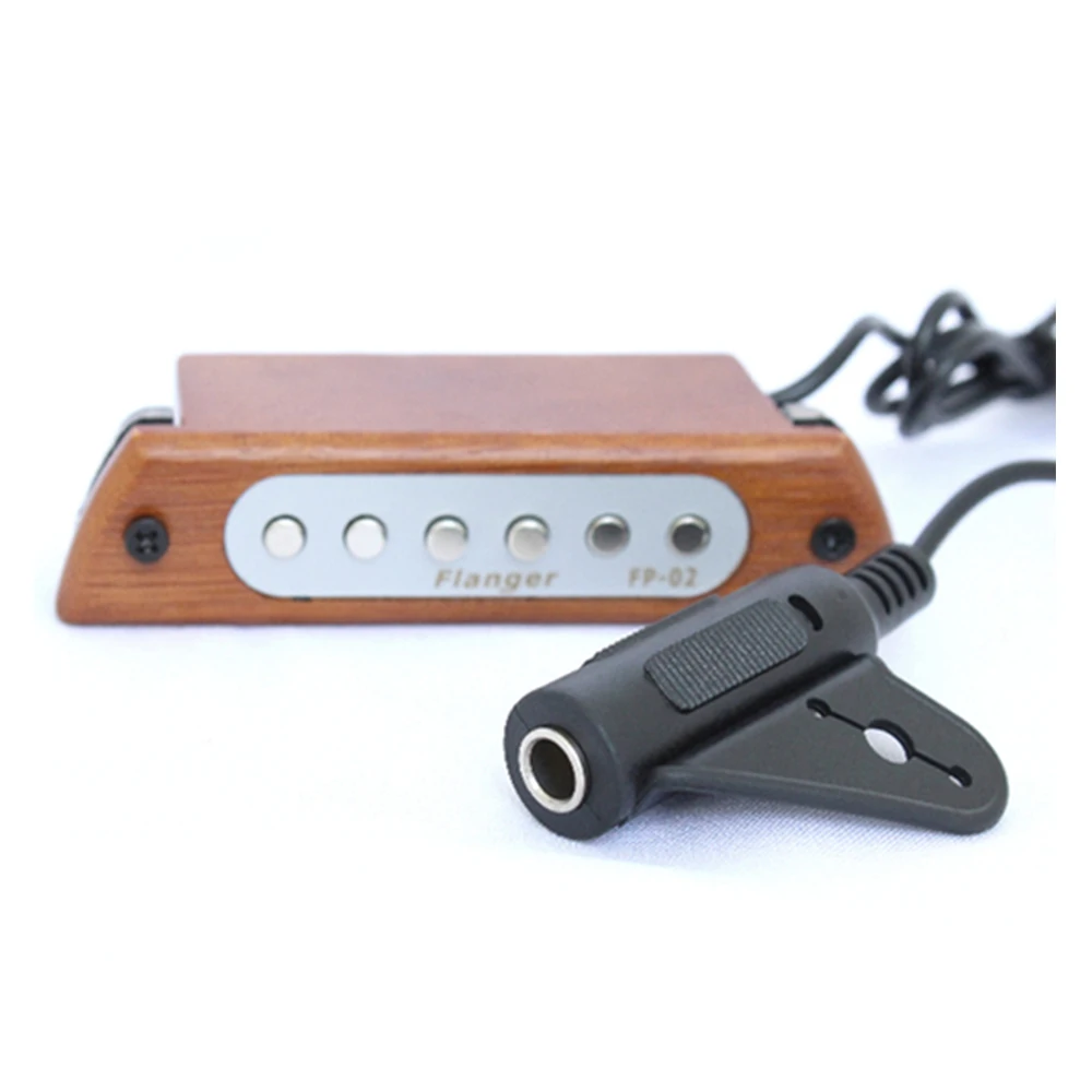 Flanger FP-02 Gitaar Geluidsgat Pickup Magnetische Pickup 39 "/40"/41 "/42" Akoestische Klassieke Gitaar Pickup Gitaar Onderdelen Accessoires