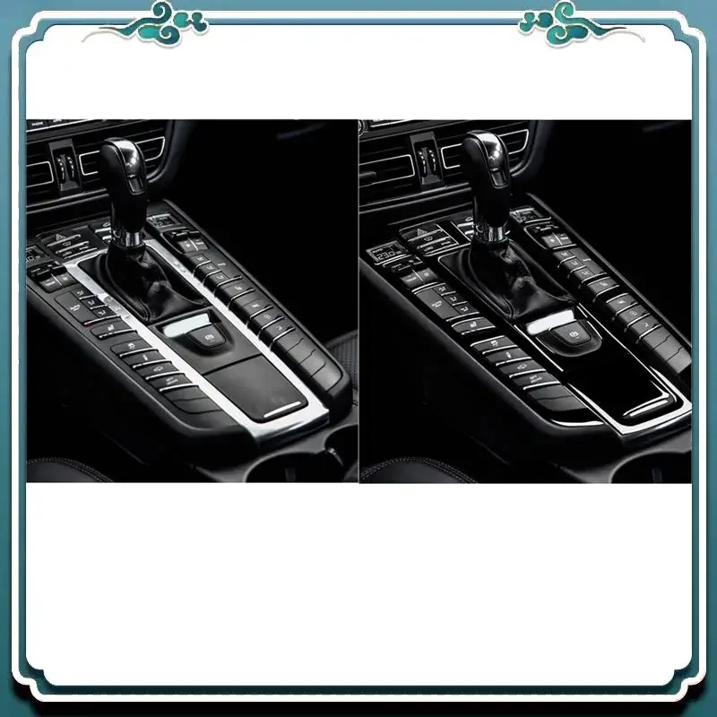 Piezas Premium de 3 piezas, accesorios para Porsche Macan 2014-2021, accesorios coche, conjunto de Panel cambio Interior