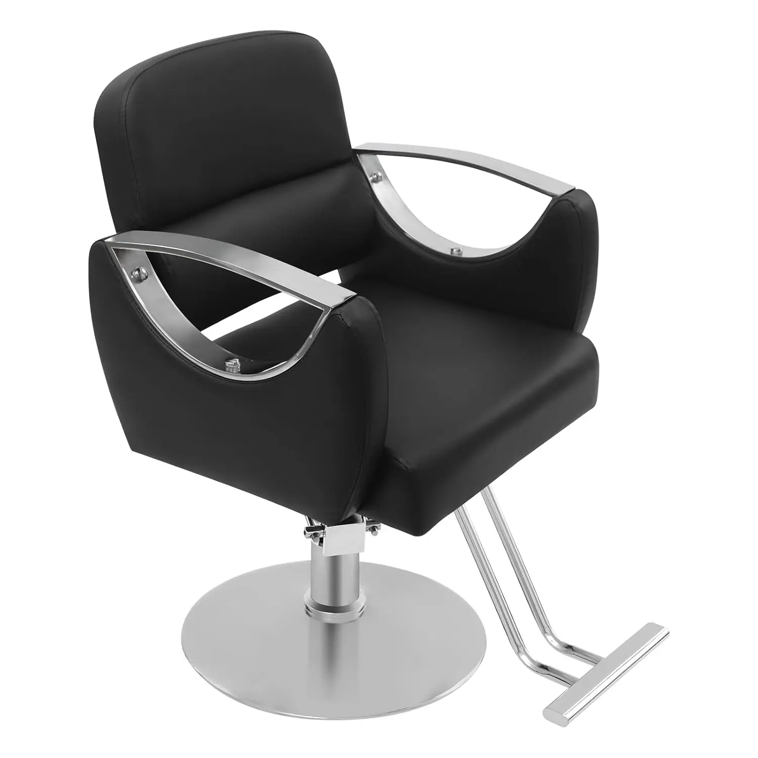 Hydraulic Barber Salon Chair 360° Swivel Reclining Heavy Duty 440 lbs Hair Spa Styling, Customized