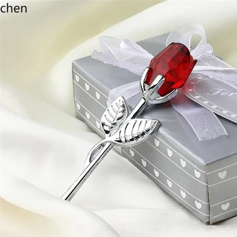 

HT crystal glass rose crafts - perfect valentine's day, christmas gift, souvenir, home & wedding decoration