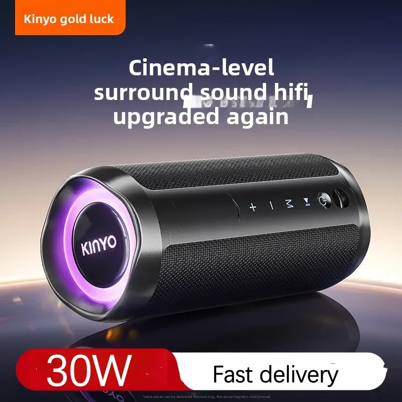 Portable Wireless Bluetooth Speakers BT 5.3 TWS 360° Surround Sound Waterproof Subwoofer for Home Outdoor Party